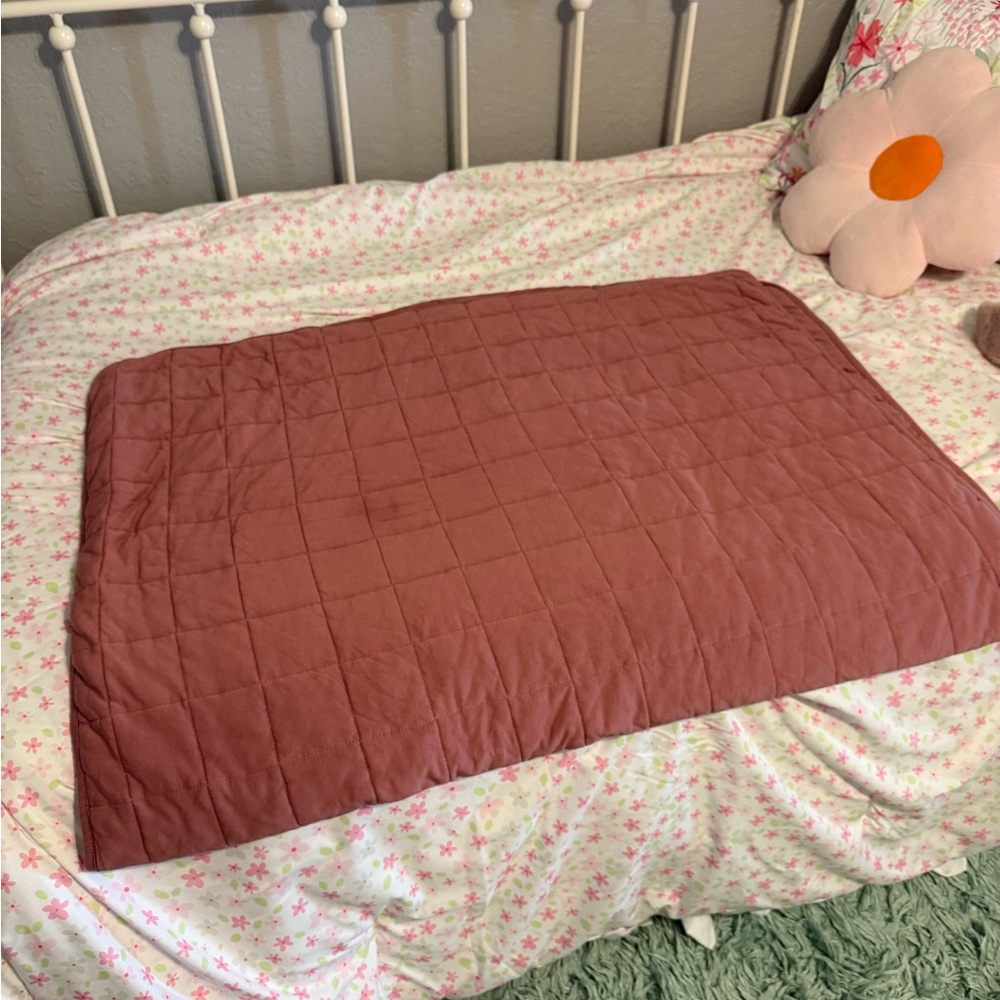 Kyte Baby Toddler Blanket in dusty rose